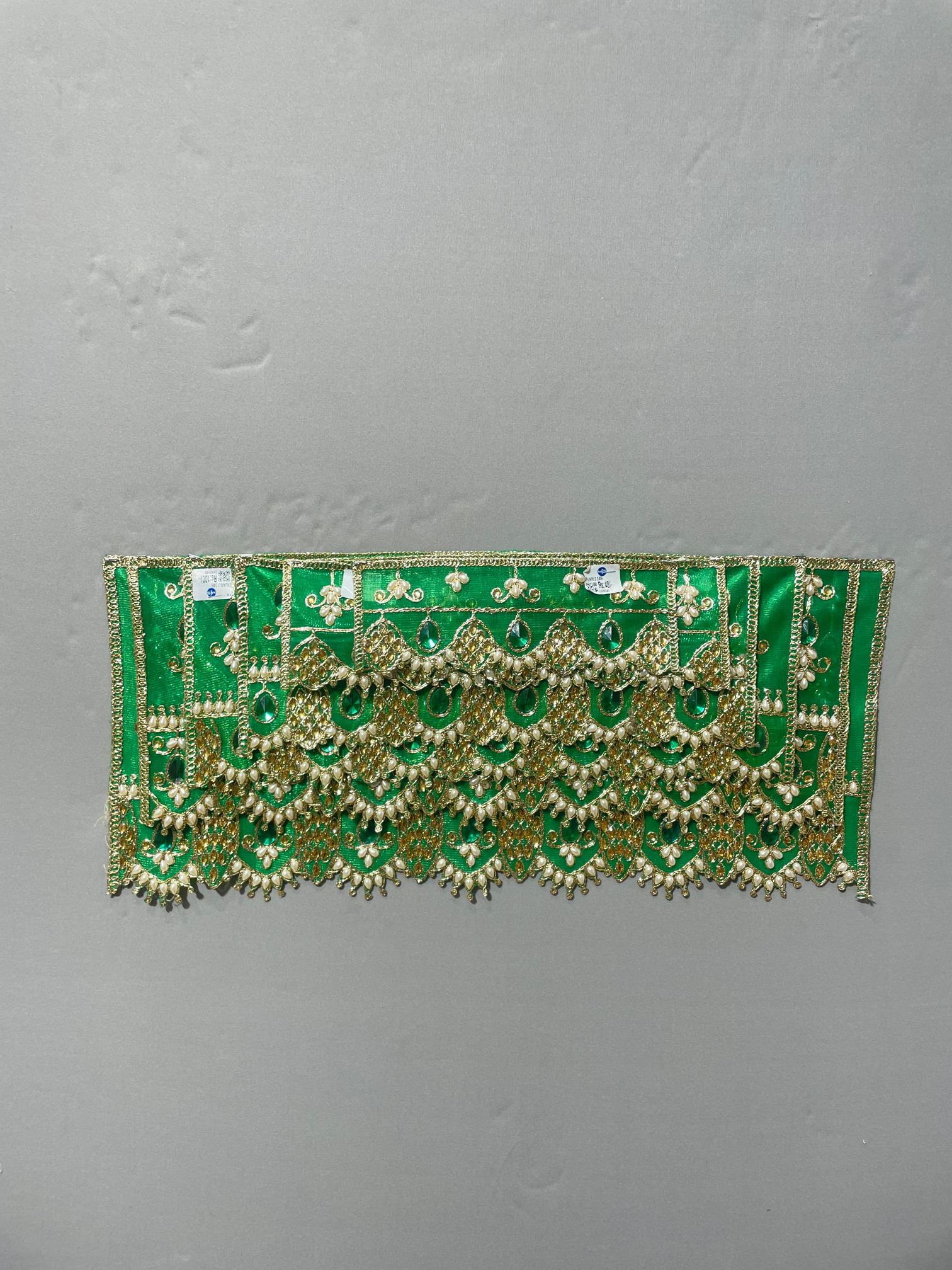 Maheshwari Fancy Store - Green Colour Kundan Chunri